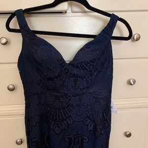 ASOS Navy Lace Dress - NWT